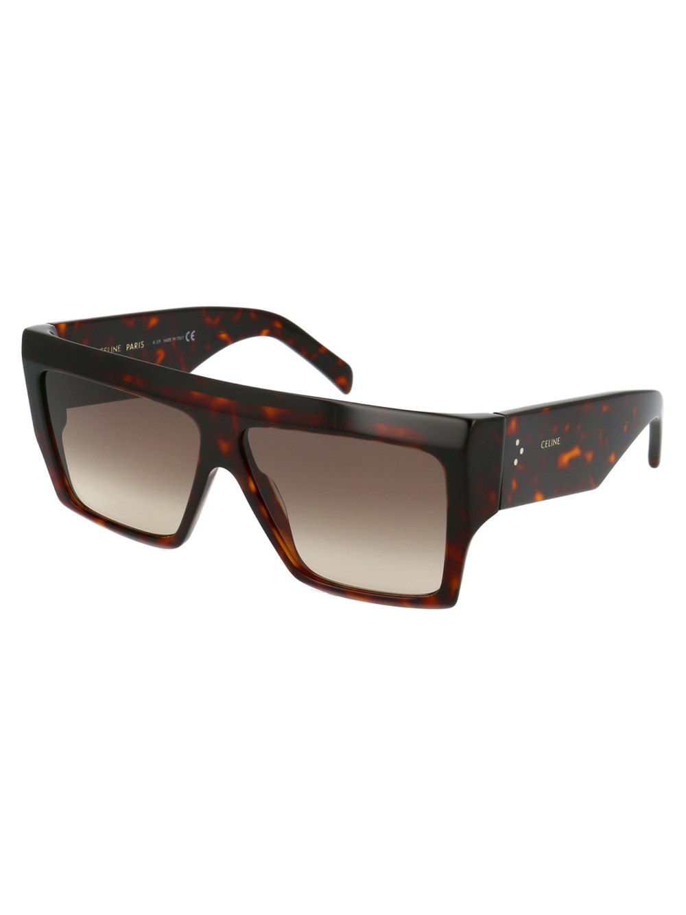 CELINE Authentic 60MM Oversized Tortoiseshell Sunglasses, New, In Case $460 - Picture 7 of 8